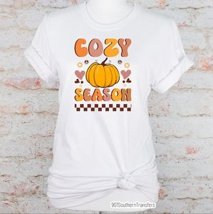 Cozy Season dtf heat transfer